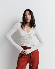 Louise Knit Top | White