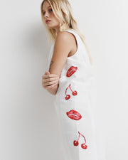 Cherry Lips Shift Dress