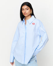 Lips Shirt | Chambray