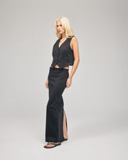 This Scuba Maxi Skirt is made from a soft and flexible stretch scuba and features an elasticated waistband and straight design complete with a single, elongating seam at the reverse so you can move with ease. Shop now. 