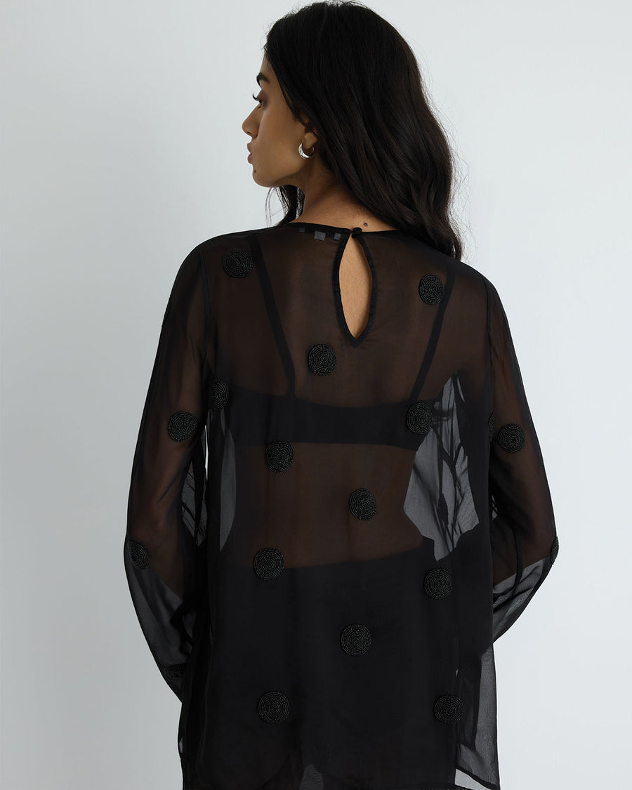 Elio Beaded Top