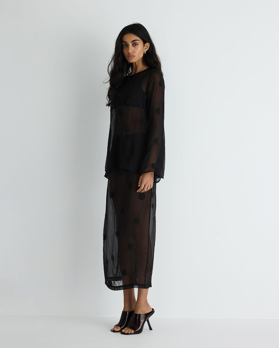 Elio Beaded Top