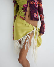 Poppy Fringed Scarf