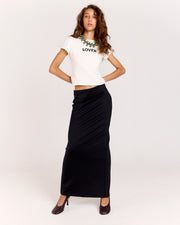 Scuba Maxi Skirt