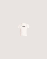 Lover Baby Tee | White