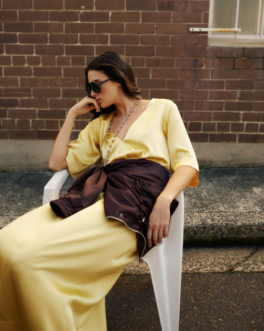 Celina Silk Dress